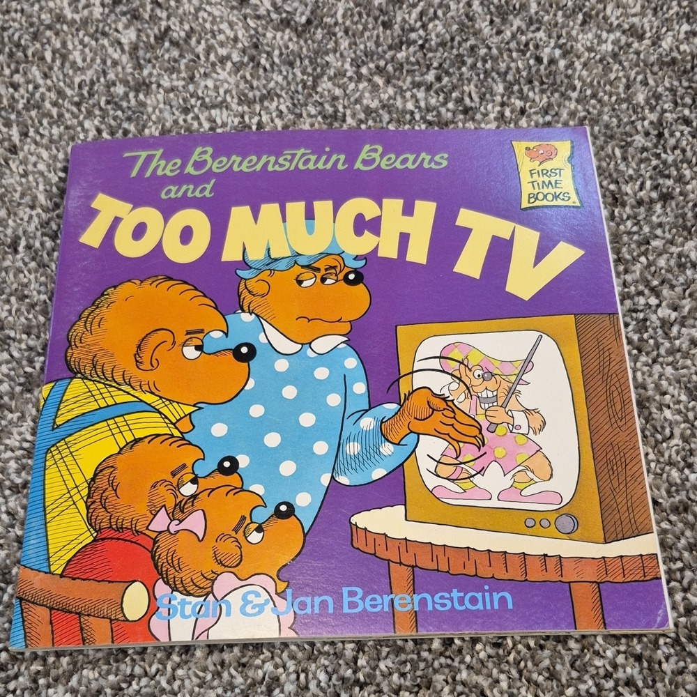 The Berenstain Bears First Time Books Vintage Illustrated Paperback Ages 4-8
